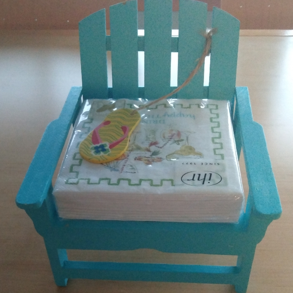 Napkin Holder Turquoise
